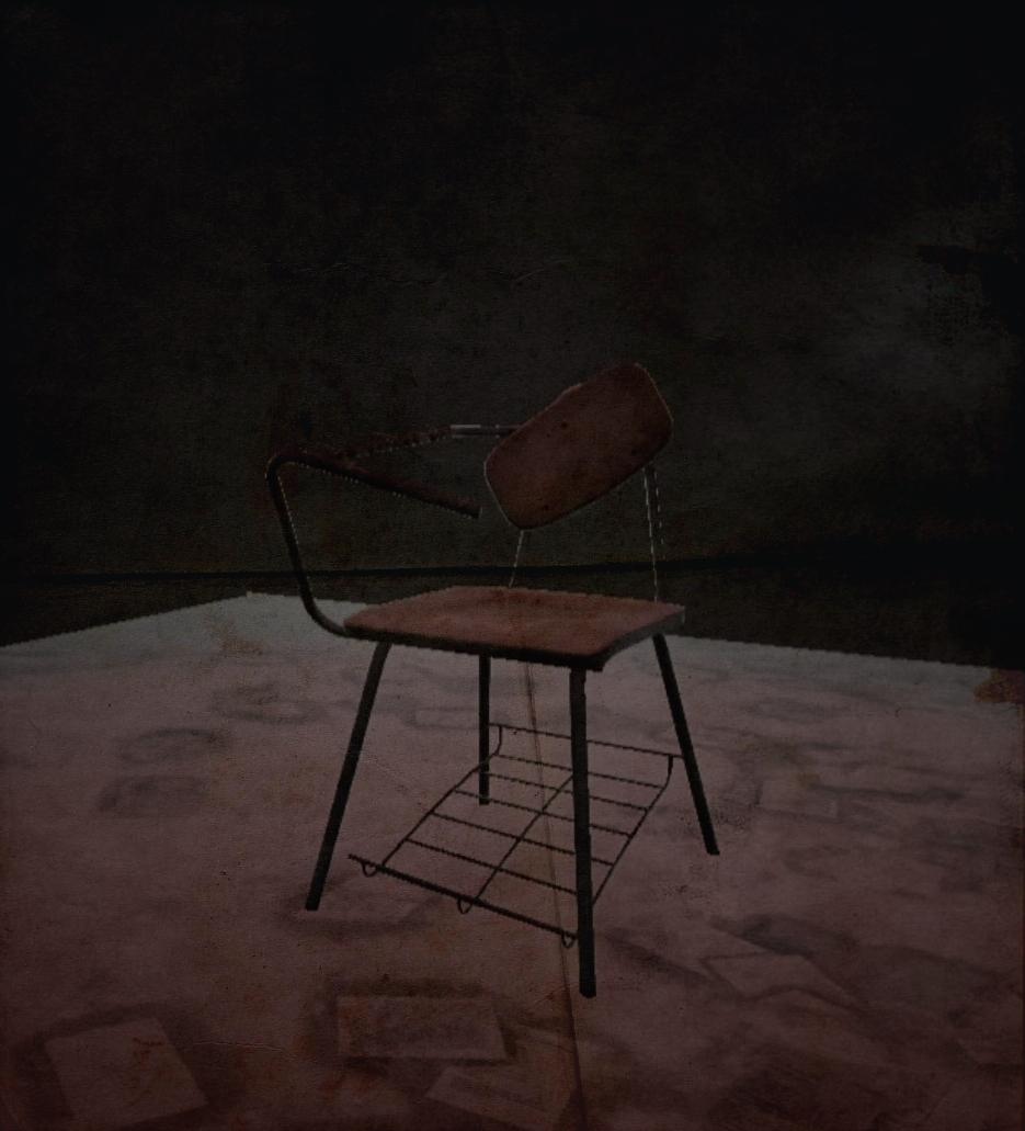 A sinister corridor with flickering lights